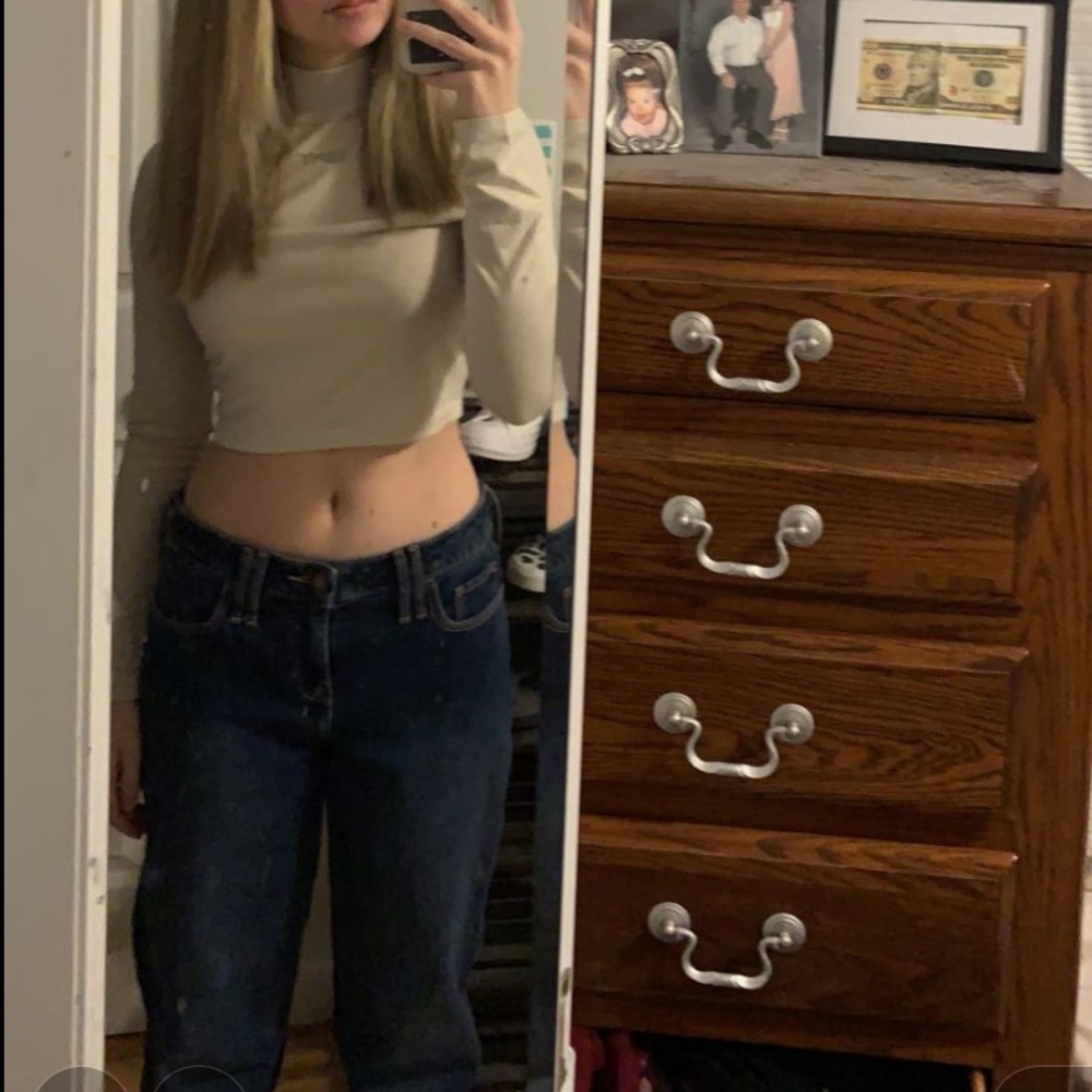 mock neck long sleeve